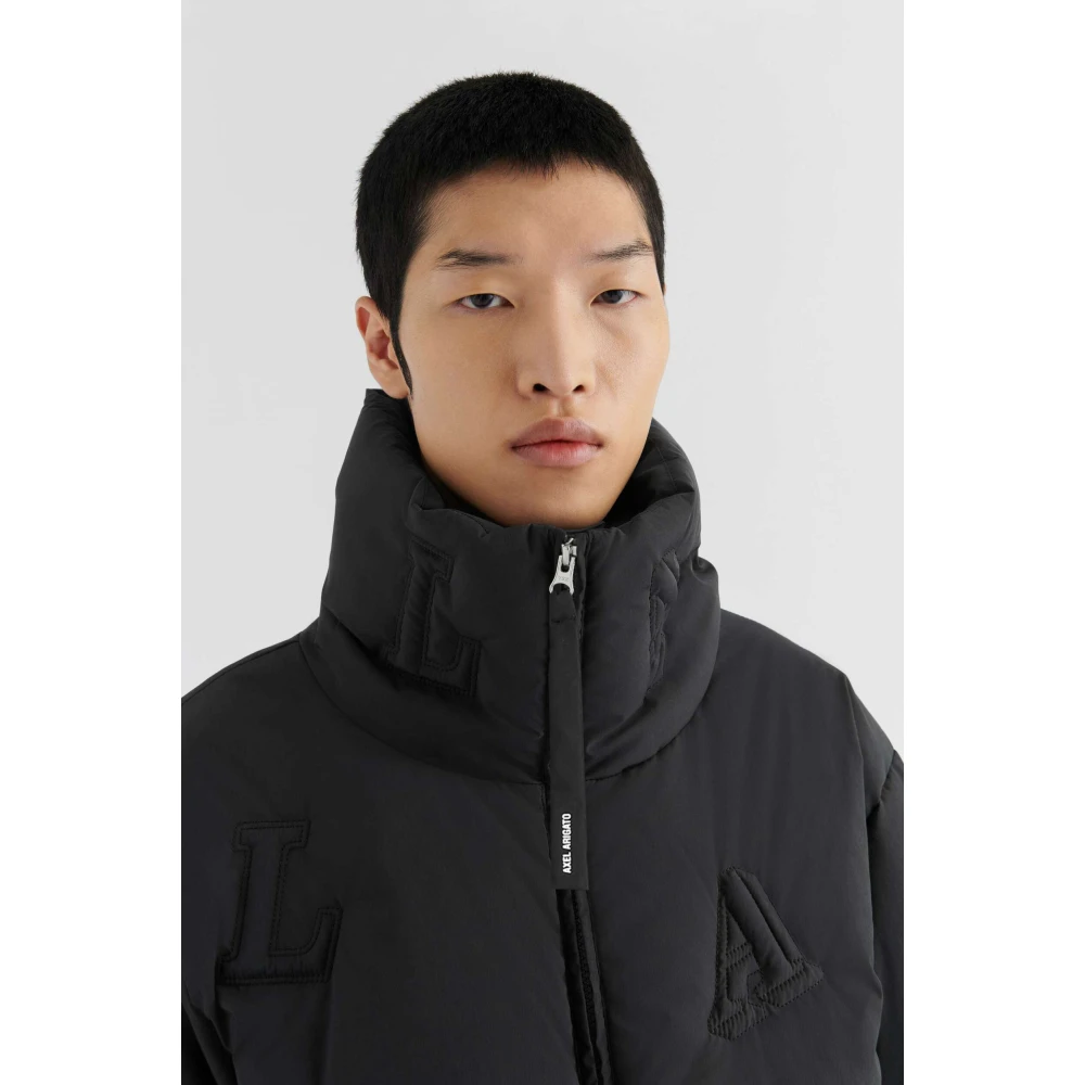 Axel Arigato Monogram Gewatteerde Puffer Jacket Gray Heren