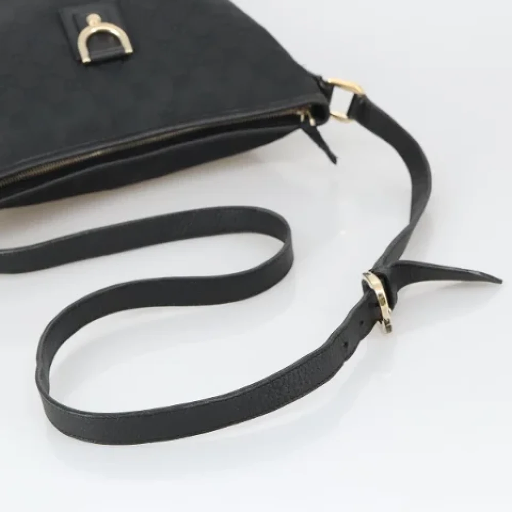 Gucci Vintage Pre-owned Canvas gucci-bags Black Dames