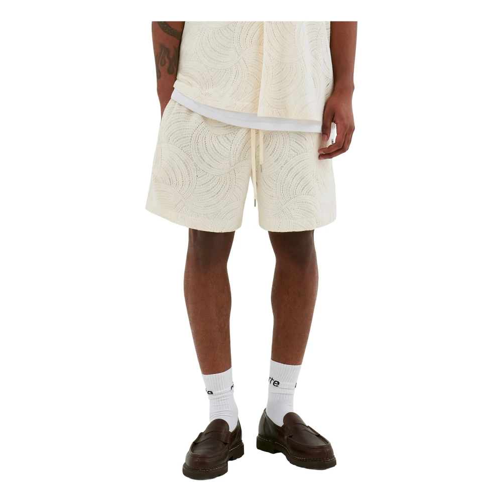 Arte Antwerp Stan Croche Casual Shorts Beige Heren