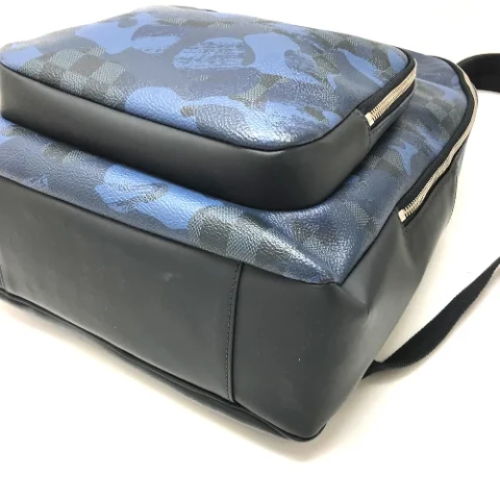Louis Vuitton Vintage Pre-owned Fabric shoulder-bags Blue Heren