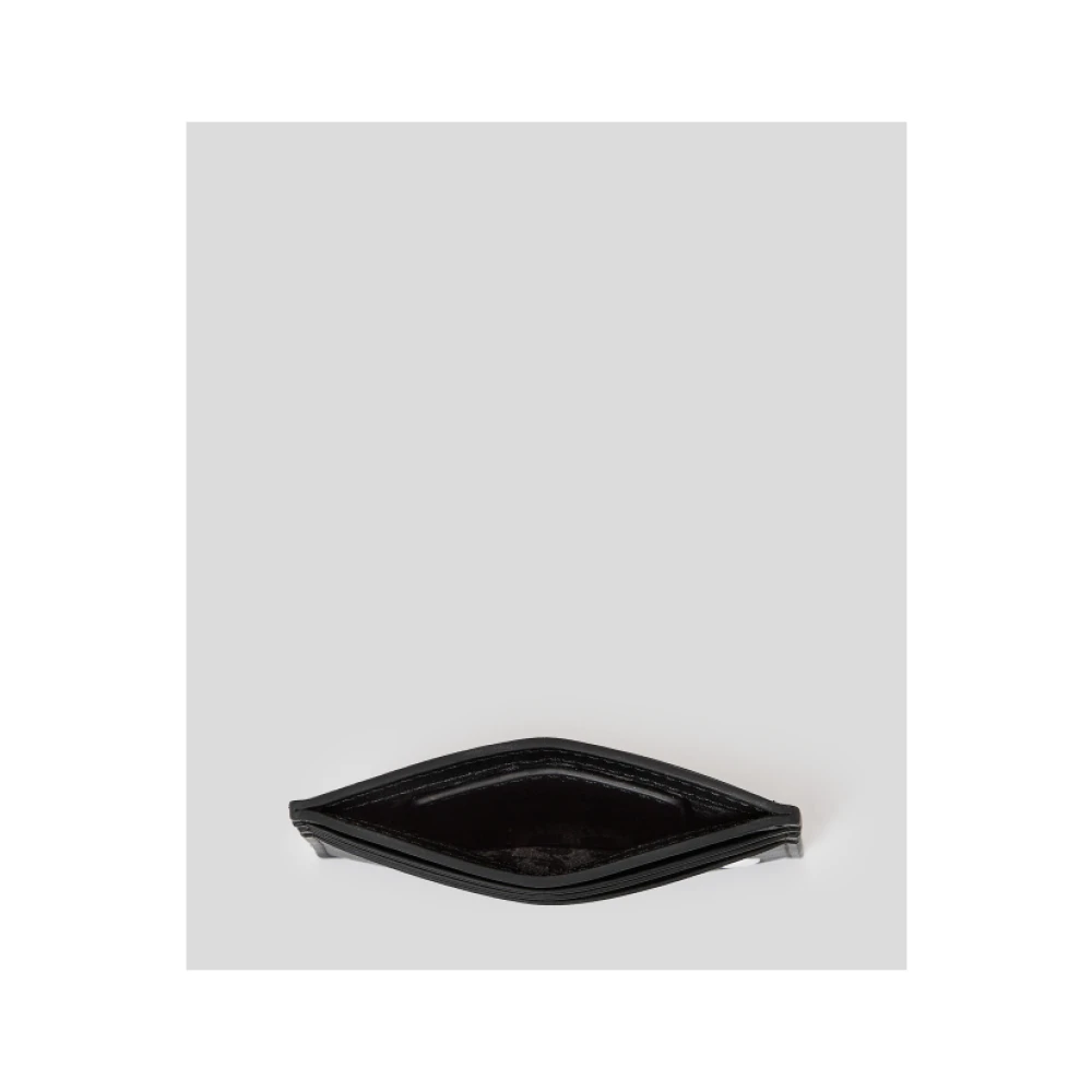 Karl Lagerfeld Leren Kaarthouder K Ikonik 2.0 Black Heren