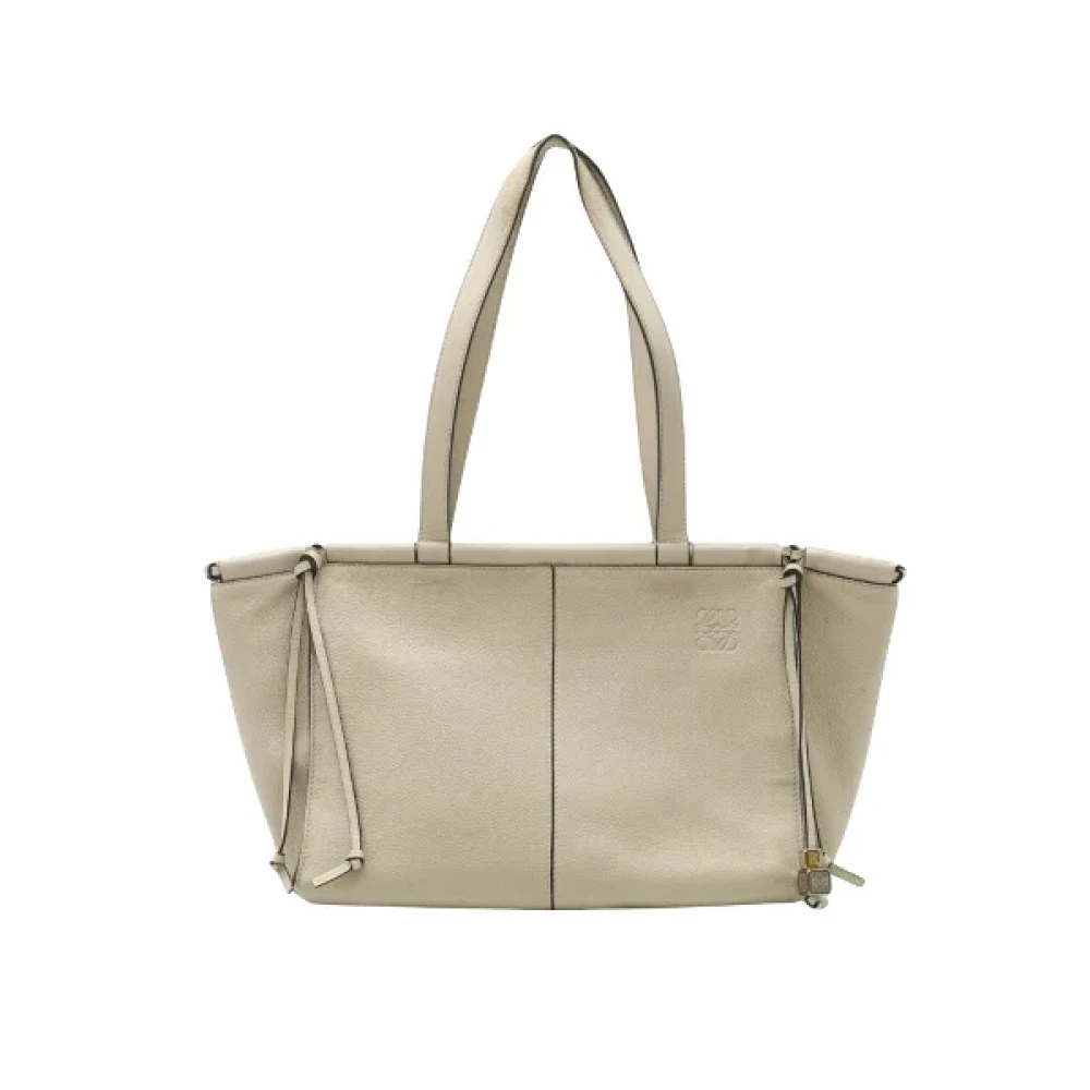 Loewe Pre-owned Leather shoulder-bags Beige Dames