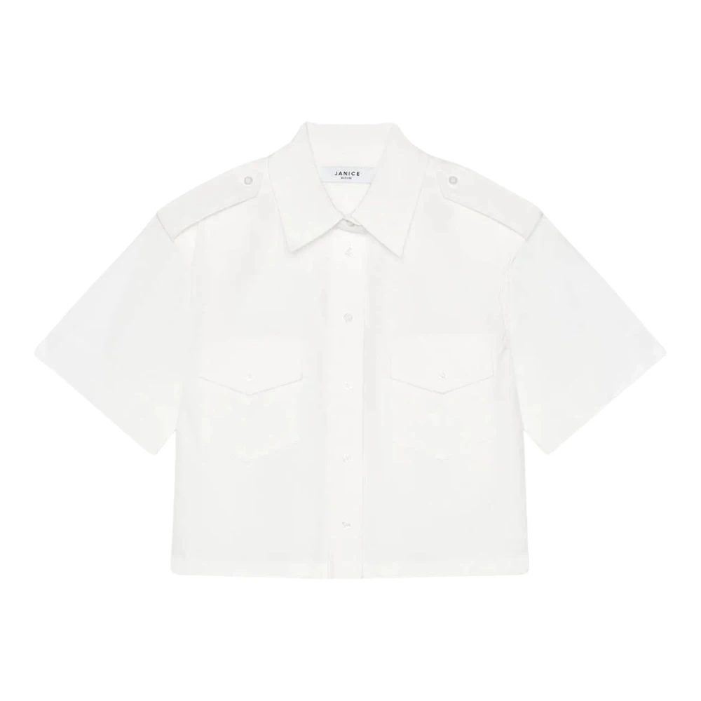 Janice White Blouse - Female - Shirts - L - Blouses & Shirts