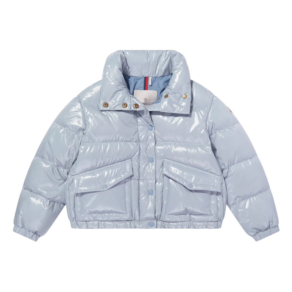 Moncler Blue Winter Jackets, Male, 10 Y, Puivert Down Padded Jacket