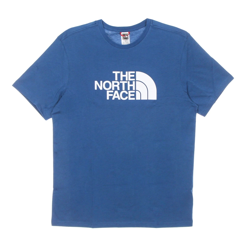 The North Face Blauw Heren Tee Korte Mouw Shirt Blue Heren