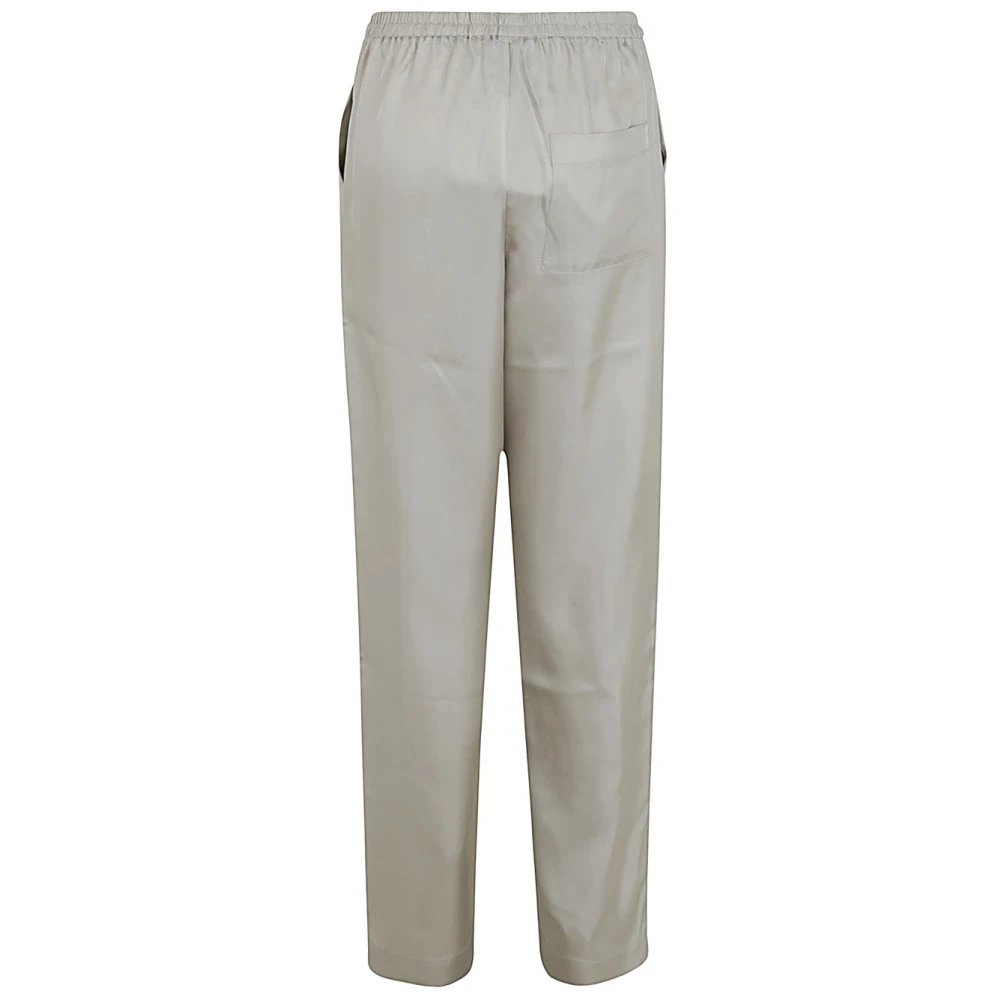 Loulou Studio Zilvergrijze Alera Broek Gray Dames