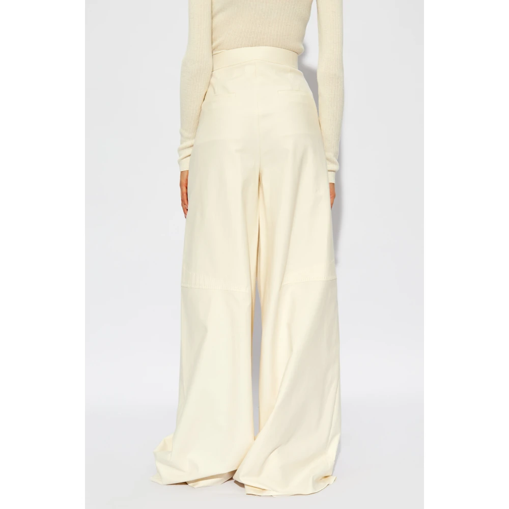 Max Mara Broek `Avoriaz` Beige Dames