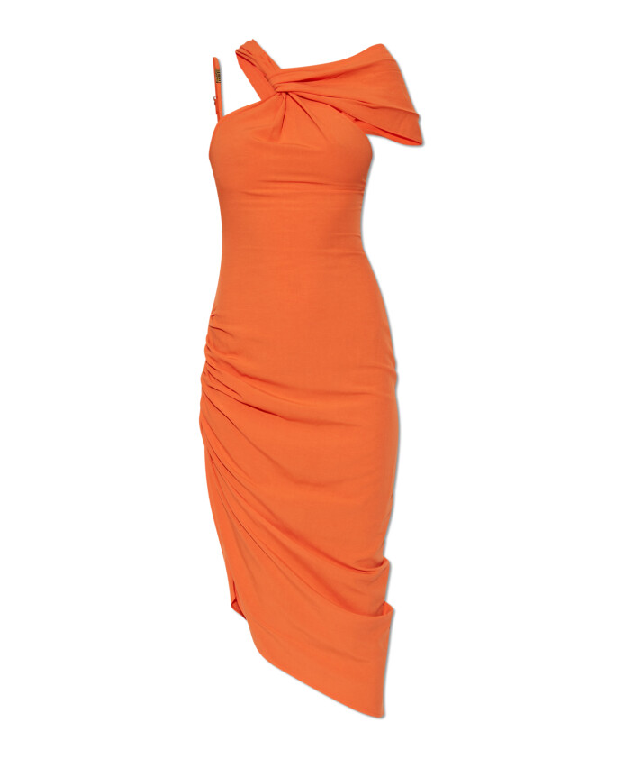 robe-avec-drape-lateral