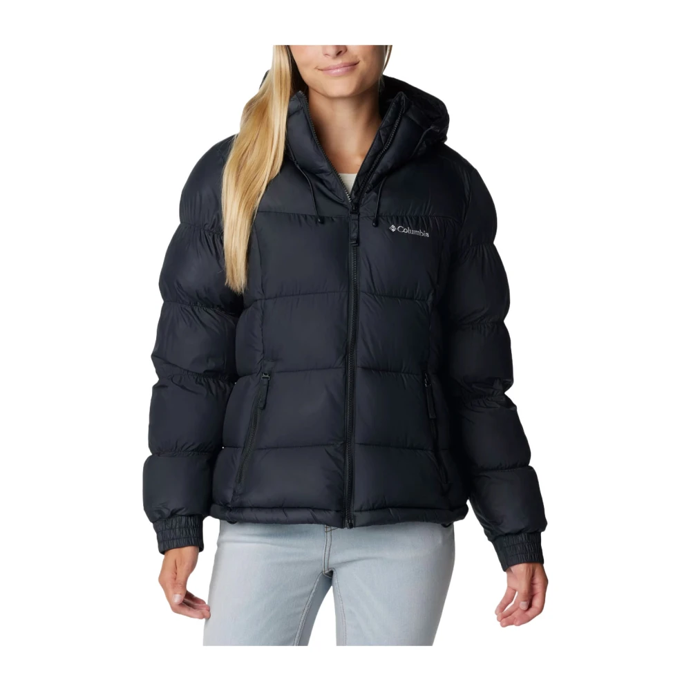 Columbia Zwarte Winterjas met Verstelbare Capuchon Black Dames