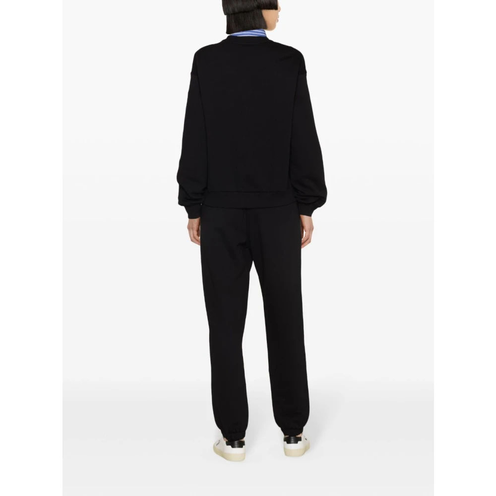 PS By Paul Smith Zwarte Zebra Motief Broek Black Dames