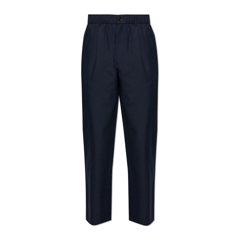 Samsøe Samsøe Sabertil Loose Fit Byxor Blue, Herr