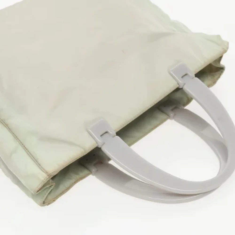 Prada Vintage Pre-owned Nylon prada-bags Gray Dames