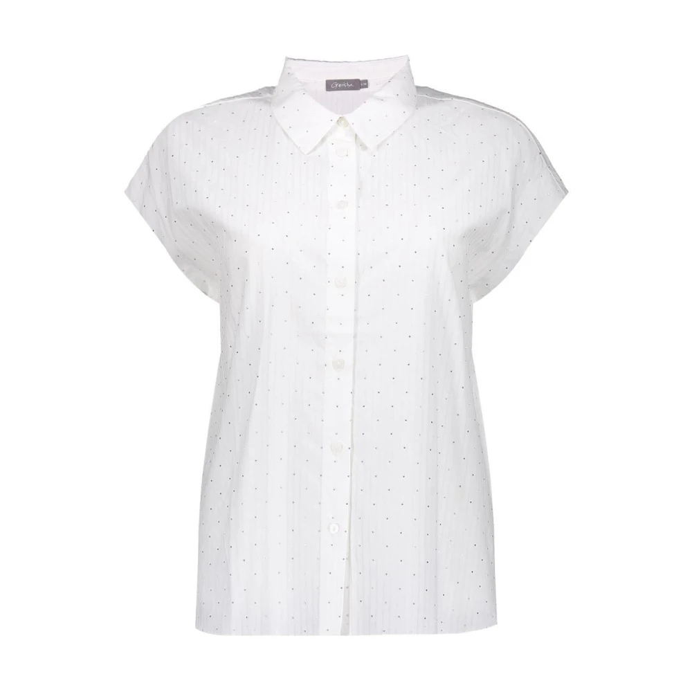 Geisha Strass Blouse Off-White Dames