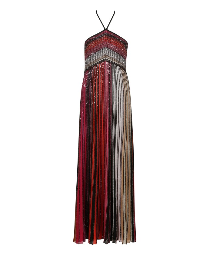 robe-maxi-rayee-avec-col-halter