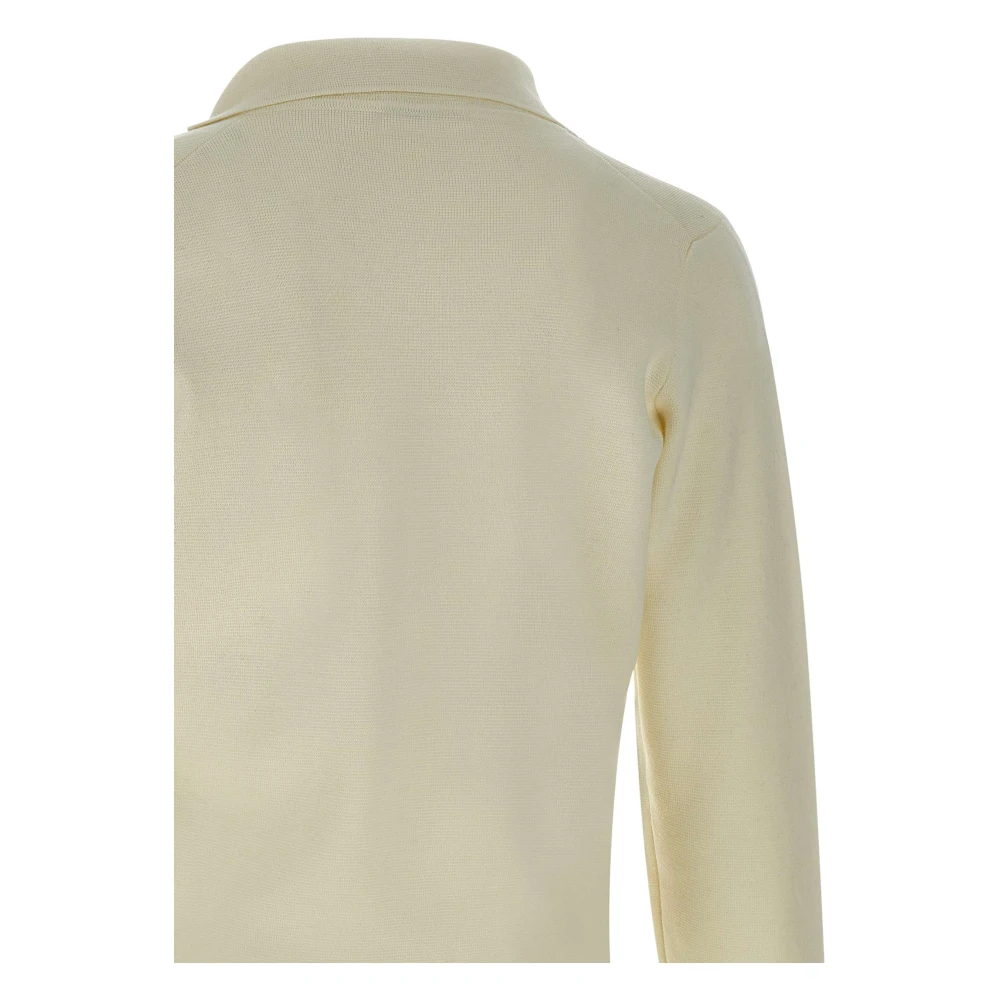 Filippo De Laurentiis Witte Merinowol Blazer Trui White Heren