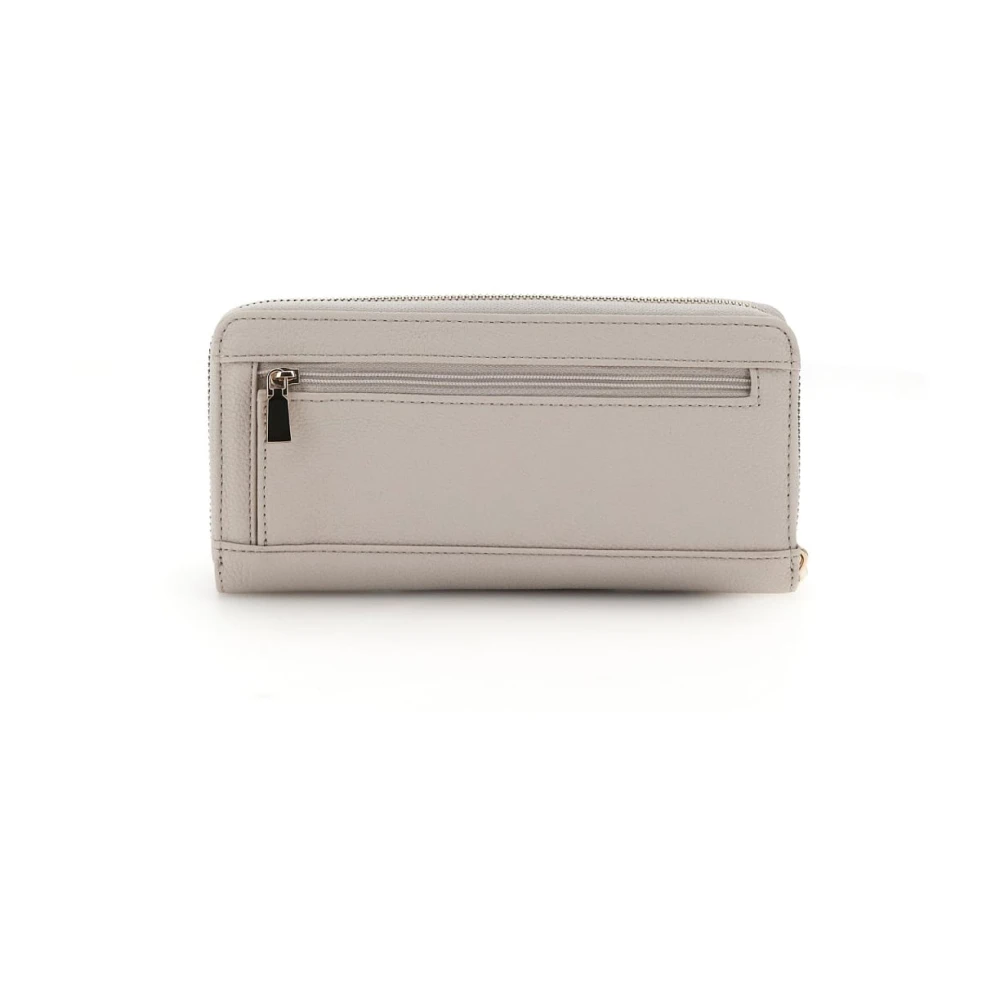 Guess Laurel Slg Medium Zi Portemonnee Ivoor White Dames