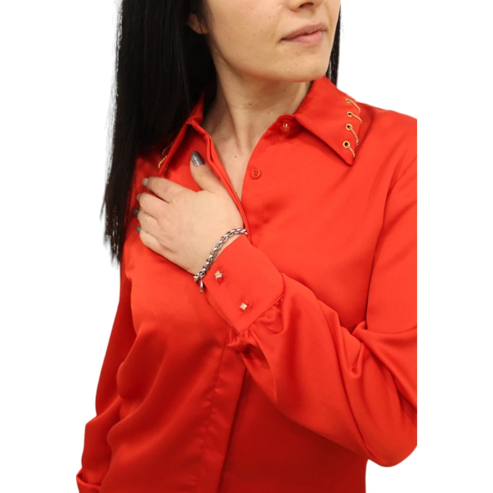 Gaudi Lange mouwen shirt Red Dames