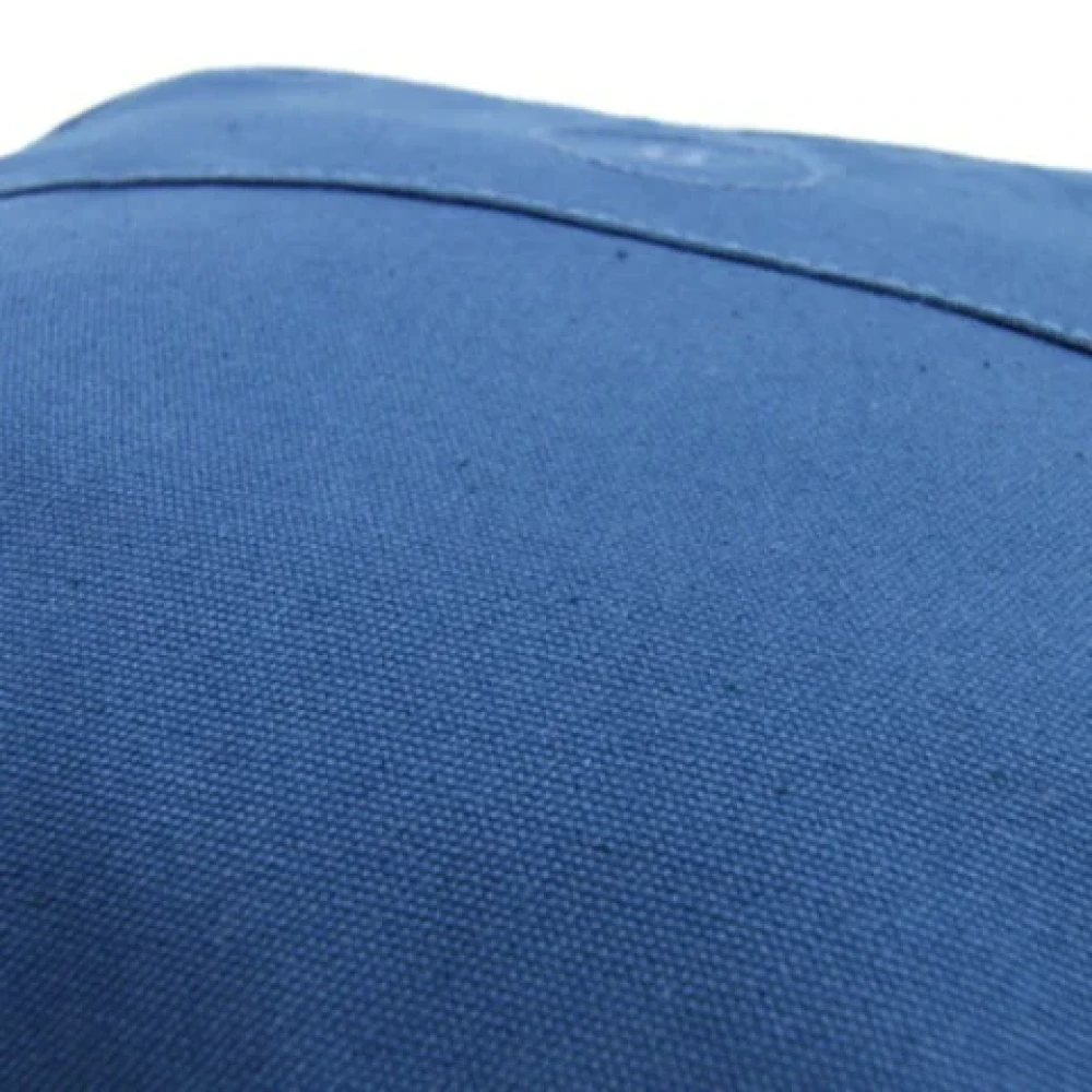 Hermès Vintage Pre-owned Canvas pouches Blue Dames