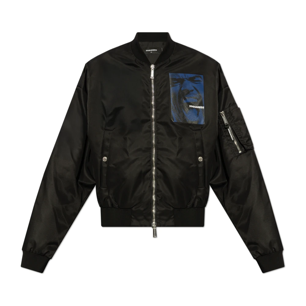 Dsquared2 Jas type bomber Black Heren