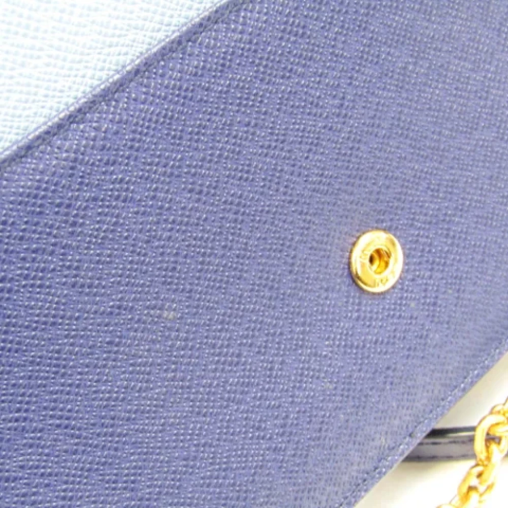 MCM Pre-owned Leather wallets Blue Dames