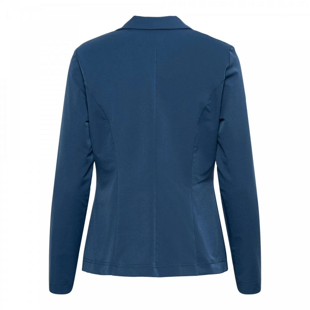 &Co Woman Reisvriendelijke Denim Blazer Blue Dames