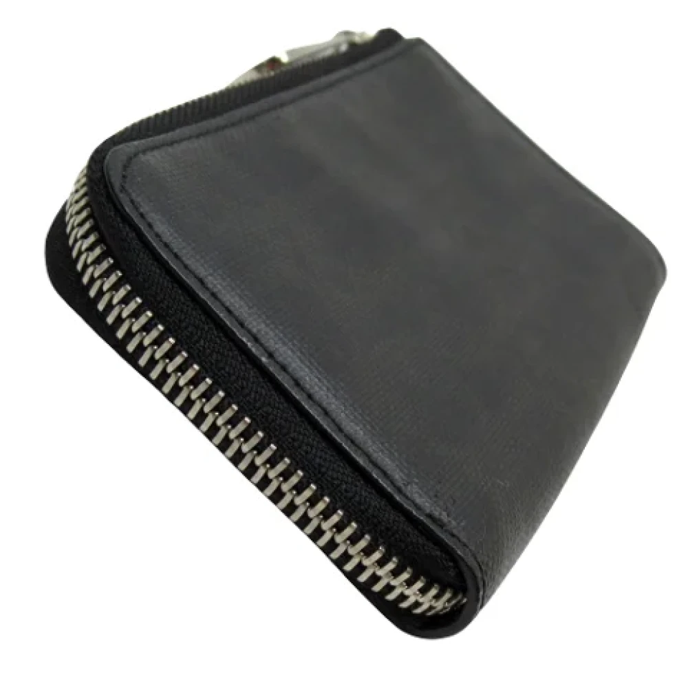 Dior Vintage Pre-owned Leather wallets Black Heren