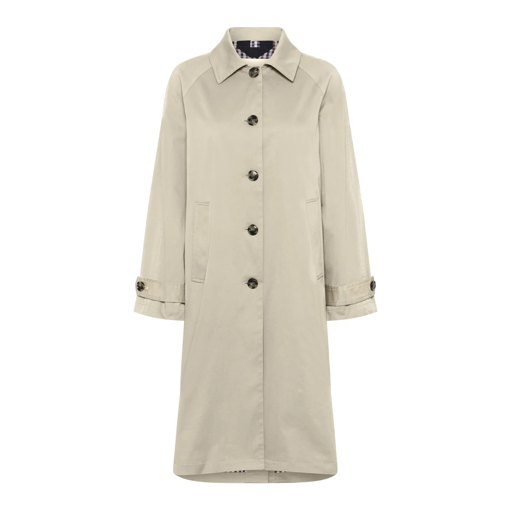 Part Two Klassieke Jas met Fijne Knopen Beige Dames