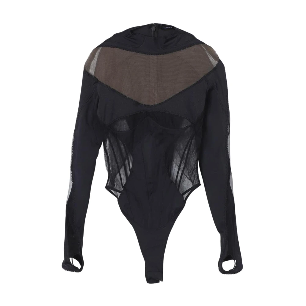 Mugler - Tops > Body - Black - Mugler - Modalova