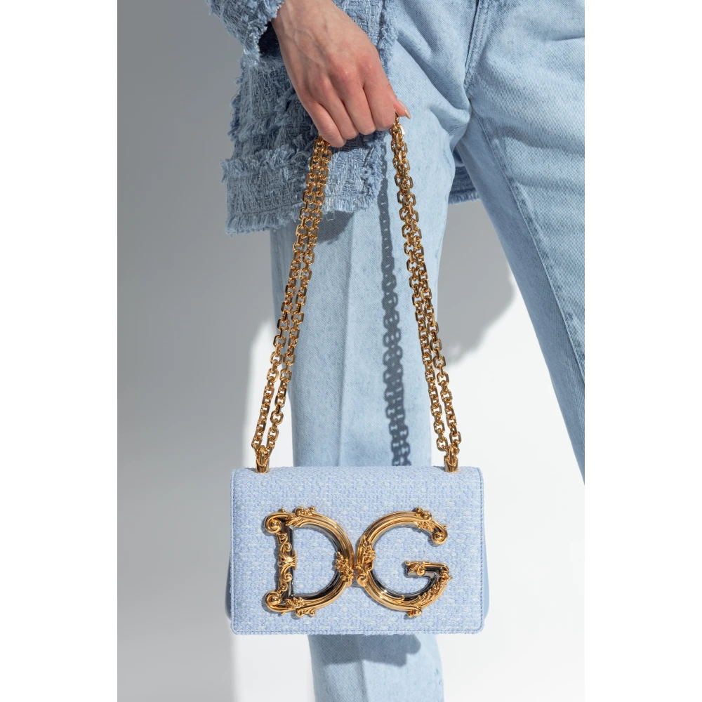 Dolce & Gabbana Schoudertas DG Girls Blue Dames