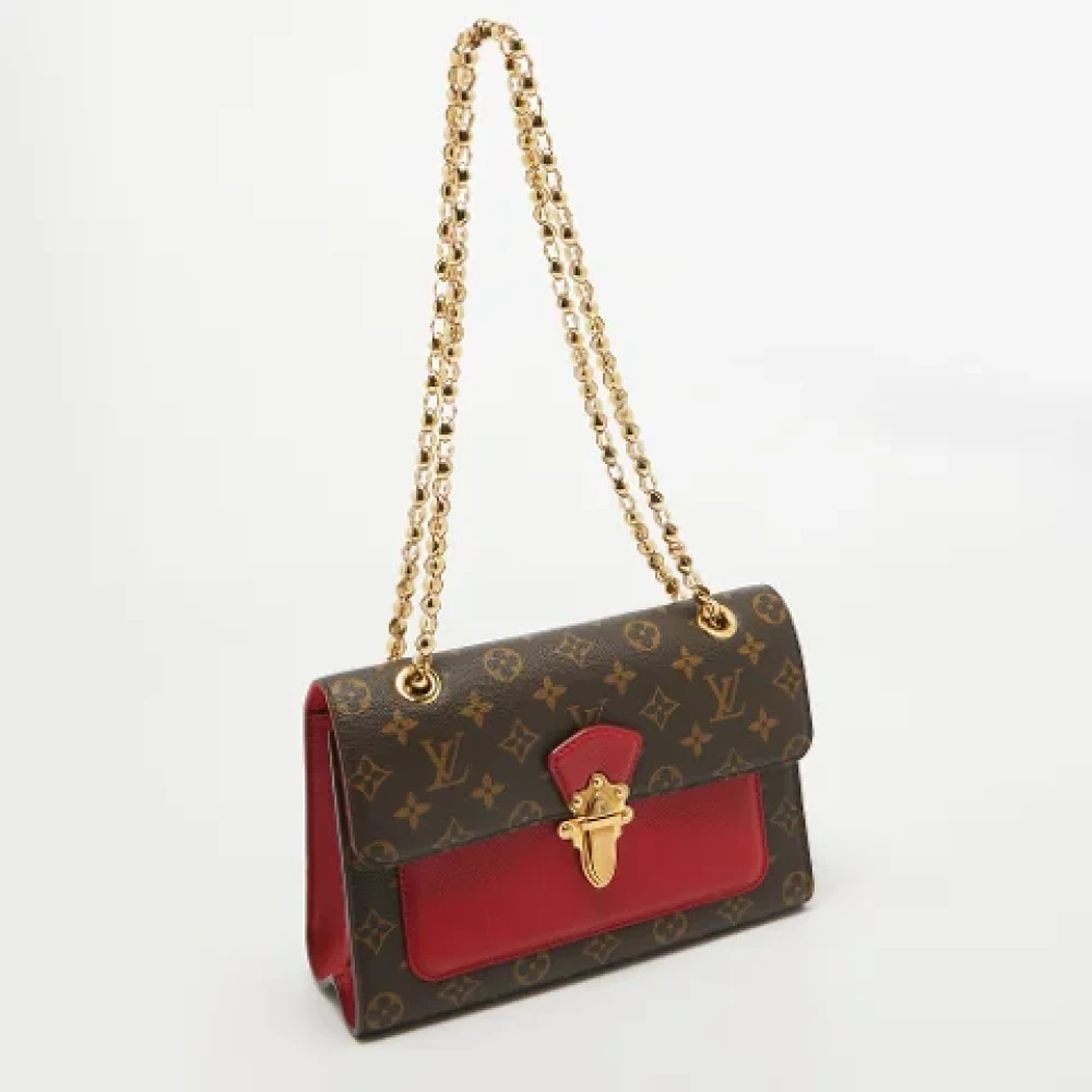 Louis Vuitton Vintage Pre-owned Leather louis-vuitton-bags Red Dames