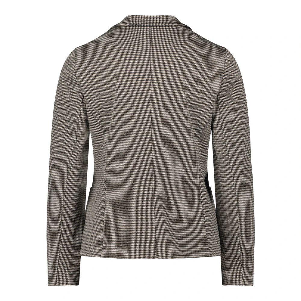 Betty & Co Korte blazer lange mouw Black Dames