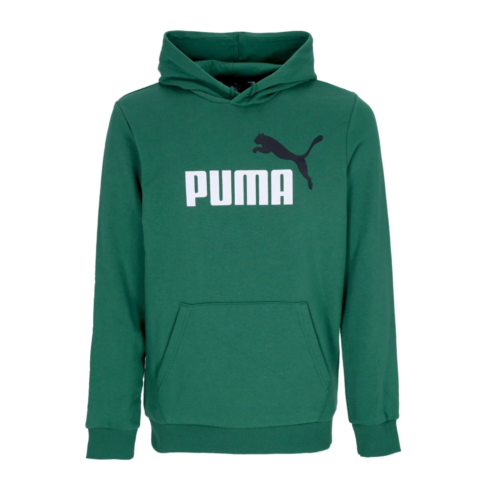 Puma Heren Lichtgewicht Logo Hoodie Sweatshirt Green Heren