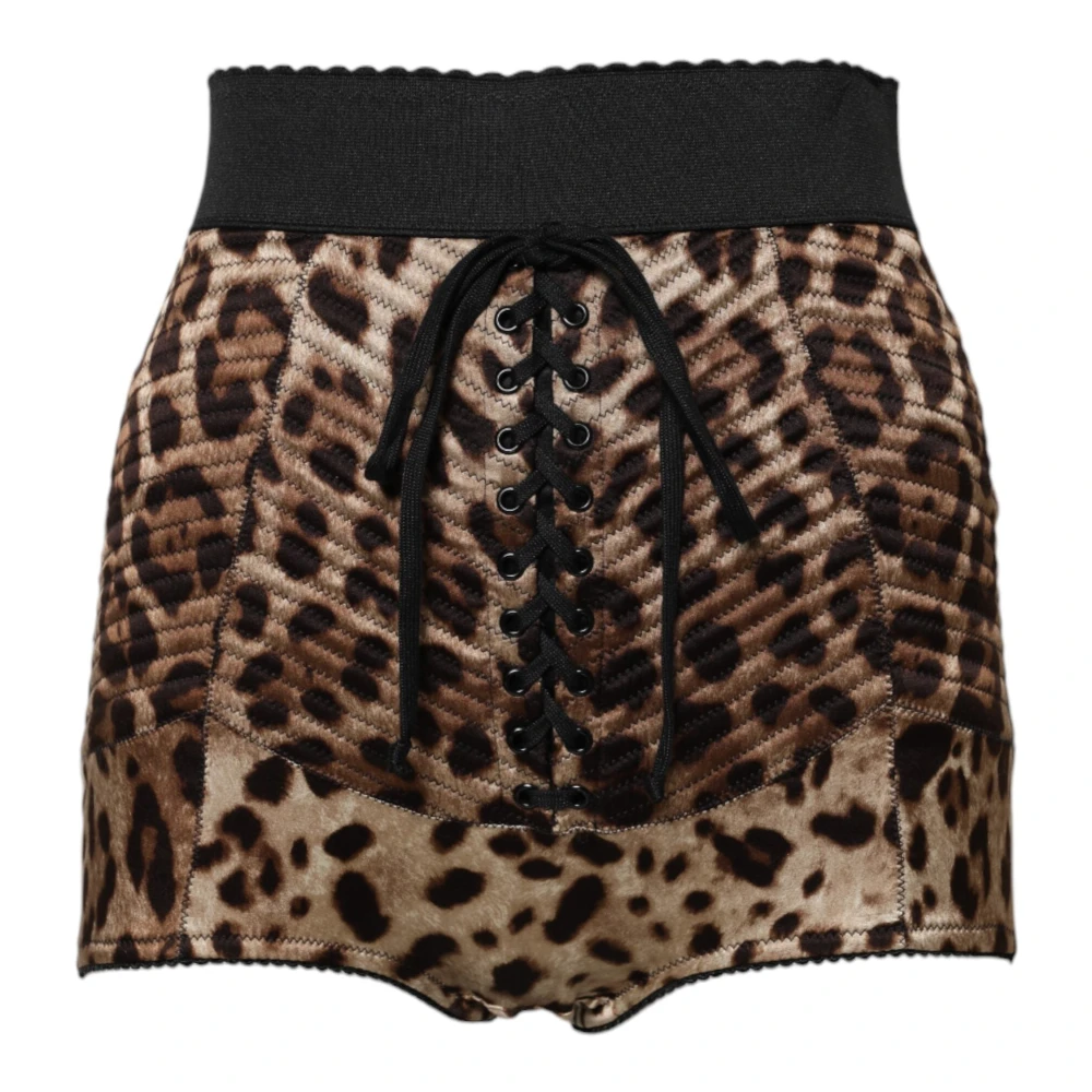 Dolce & Gabbana , Short Shorts, Female, Brown, S, High Waist Shorts