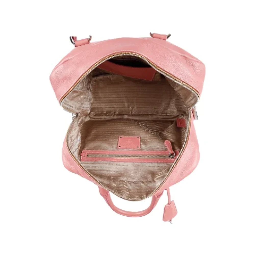Prada Vintage Pre-owned Leather prada-bags Pink Dames