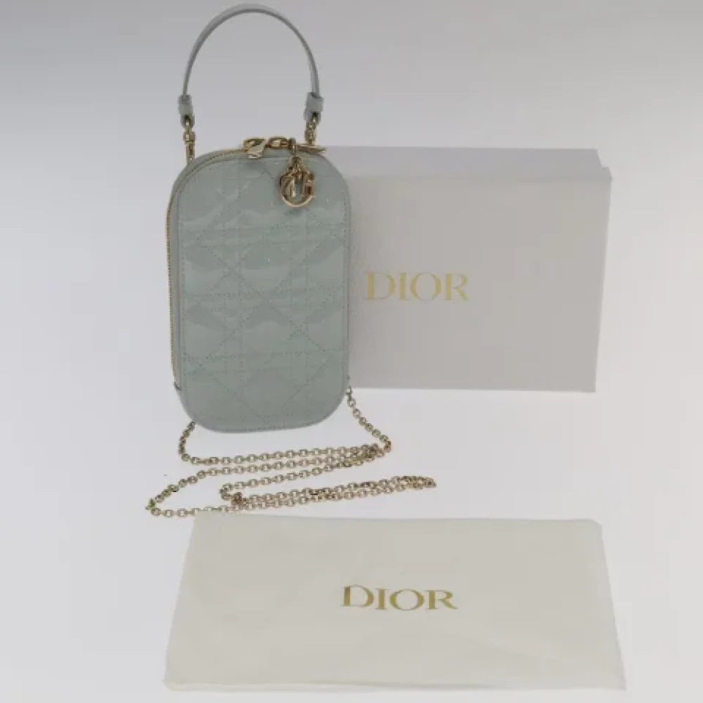 Dior Vintage Pre-owned Fabric dior-bags Blue Dames