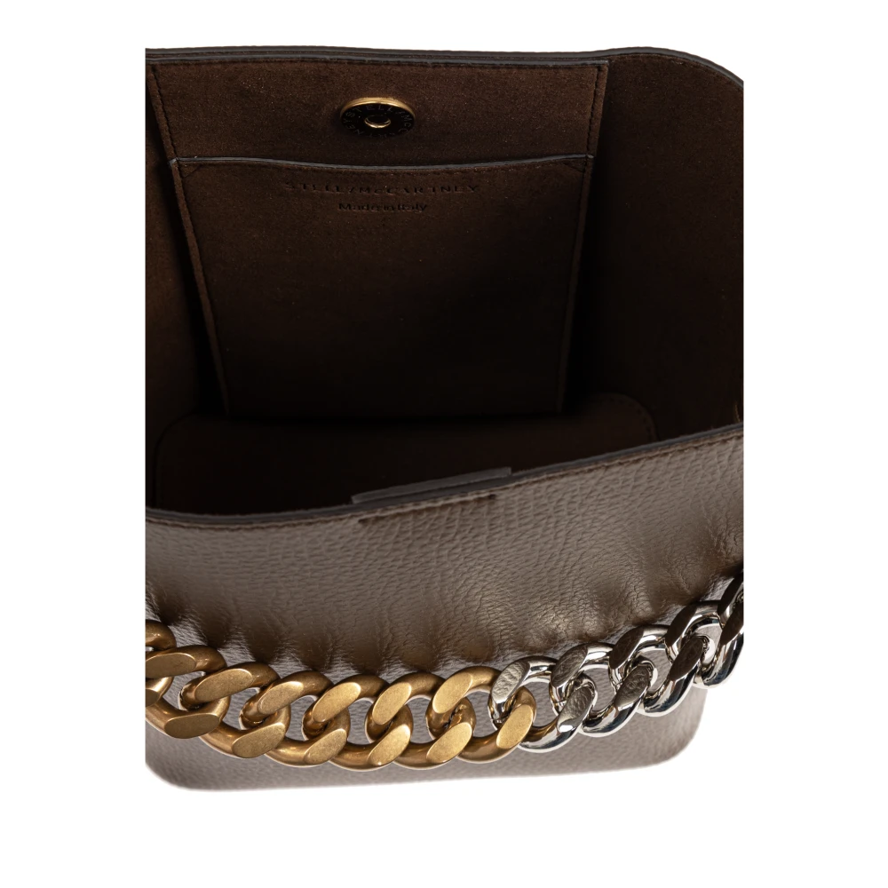 Stella Mccartney Frayme bucket-stijl schoudertas Brown Dames