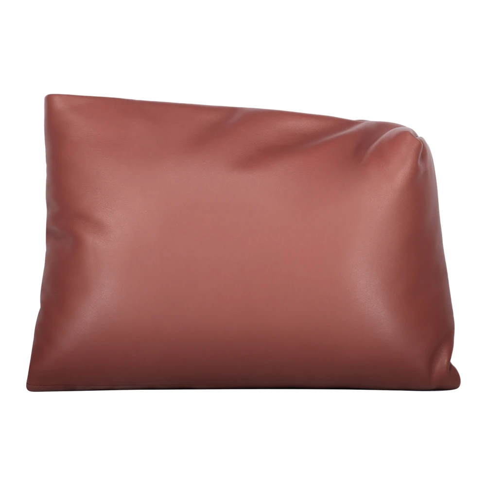 Ambush Stijlvolle Leren Clutch Tas Brown Dames