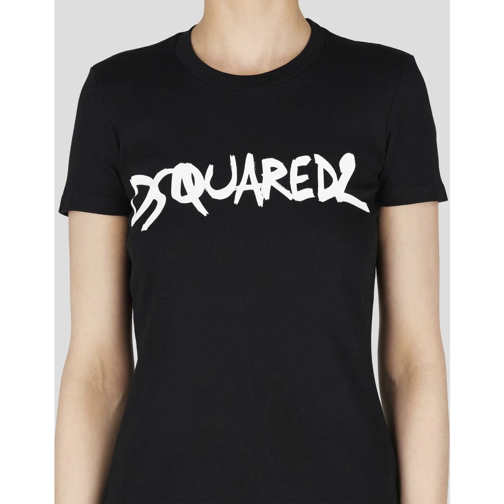 Dsquared2 T-Shirts Black Dames