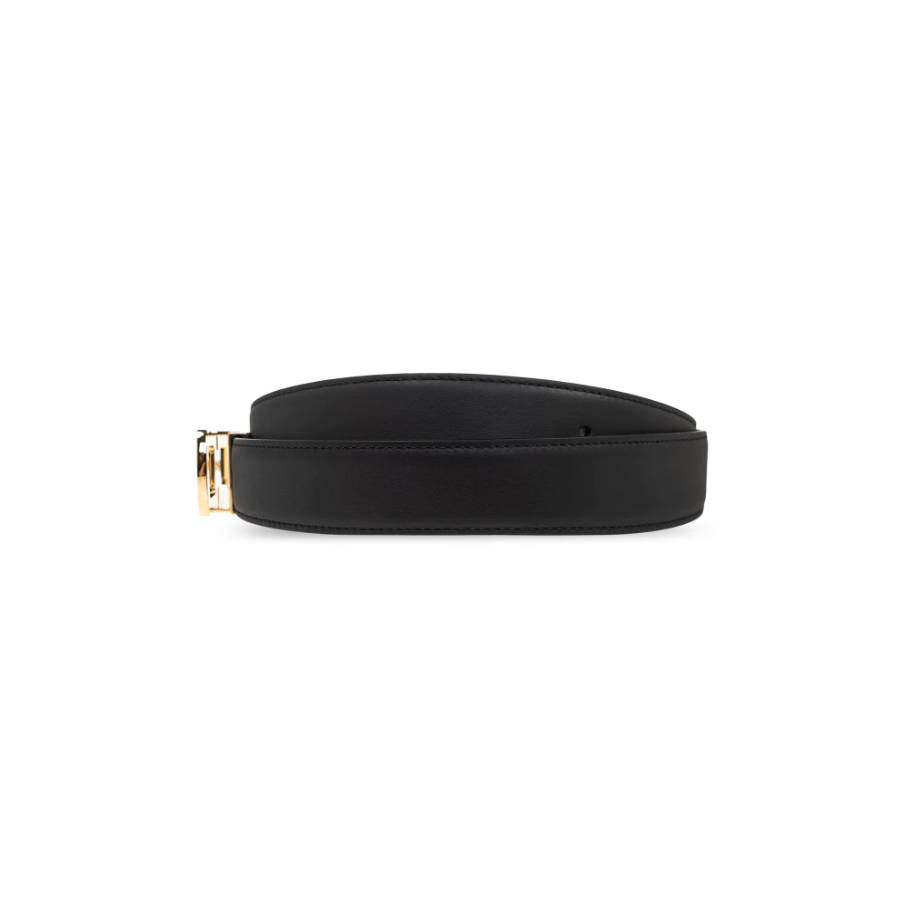 Salvatore Ferragamo Omkeerbare riem Black Heren