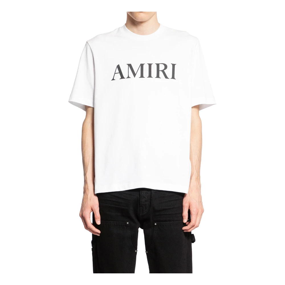 Amiri Kern Logo Tee White Heren