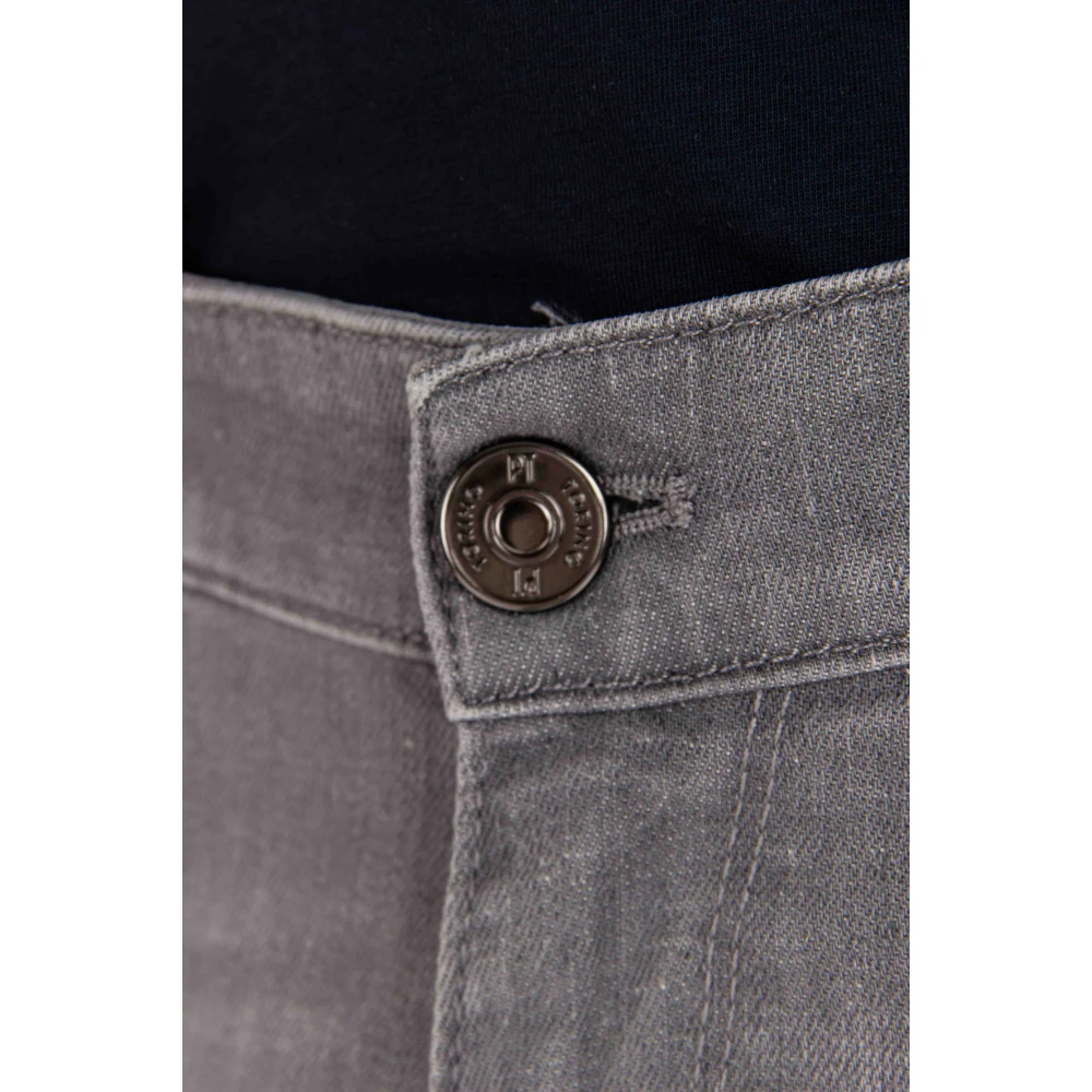 PT Torino Grijze Denim Swing Fit Jeans Gray Heren