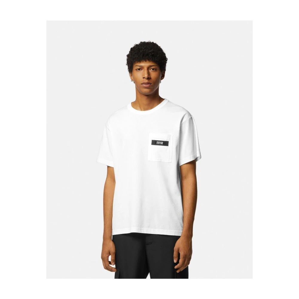 Versace Jeans Couture Katoenen T-shirt White Heren