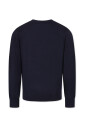 blue-v-neck-cardigan-with-logo-embroidery