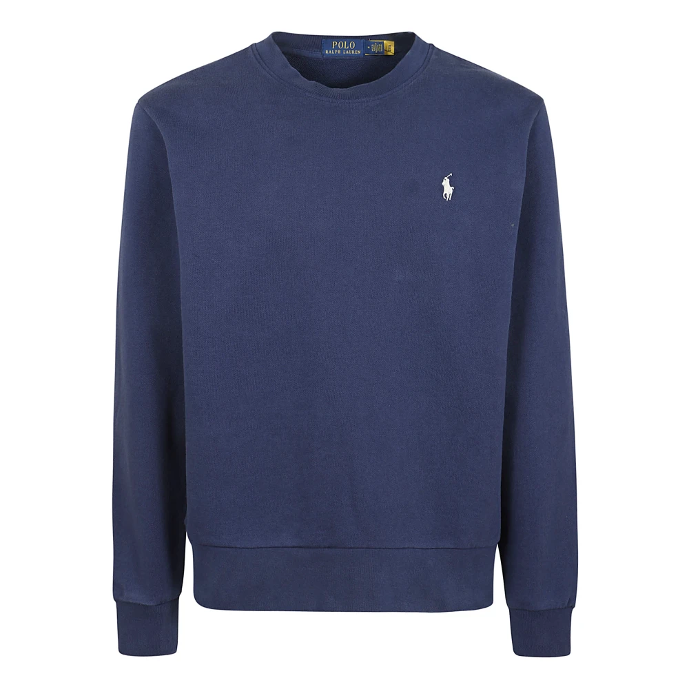 Ralph Lauren Washed Cotton Sweatshirt Blue Heren