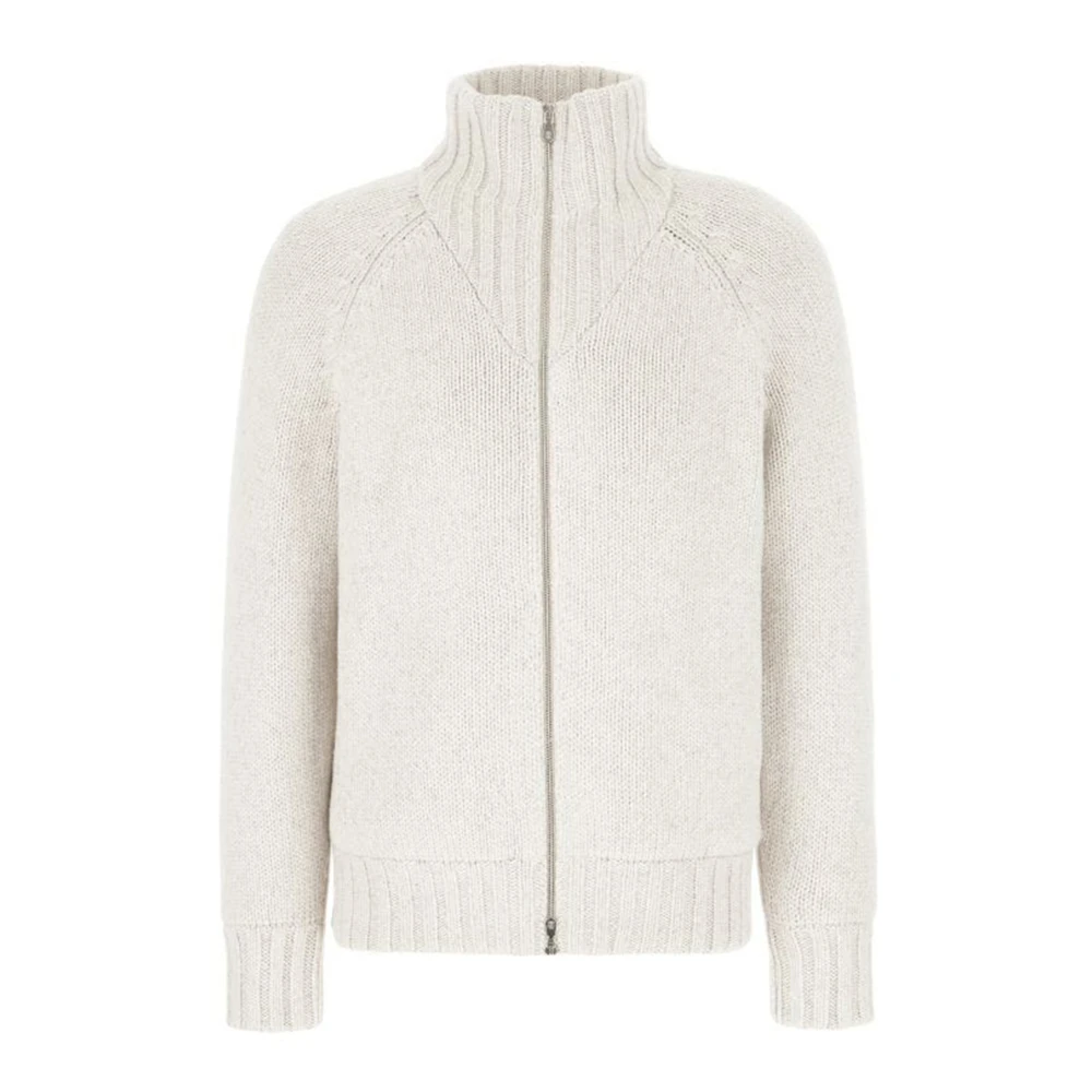 BRUNELLO CUCINELLI Lichte Beige Dons Pufferjas White Heren
