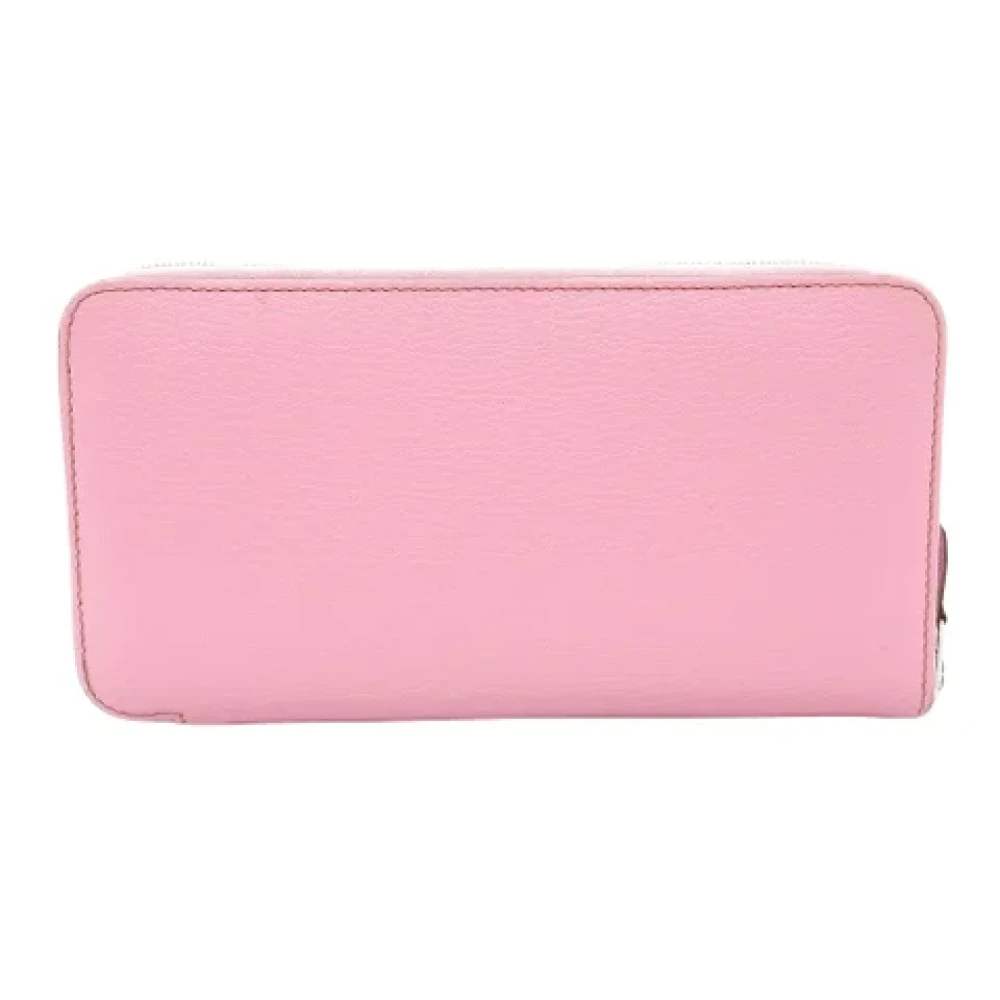 Hermès Vintage Pre-owned Leather wallets Pink Dames