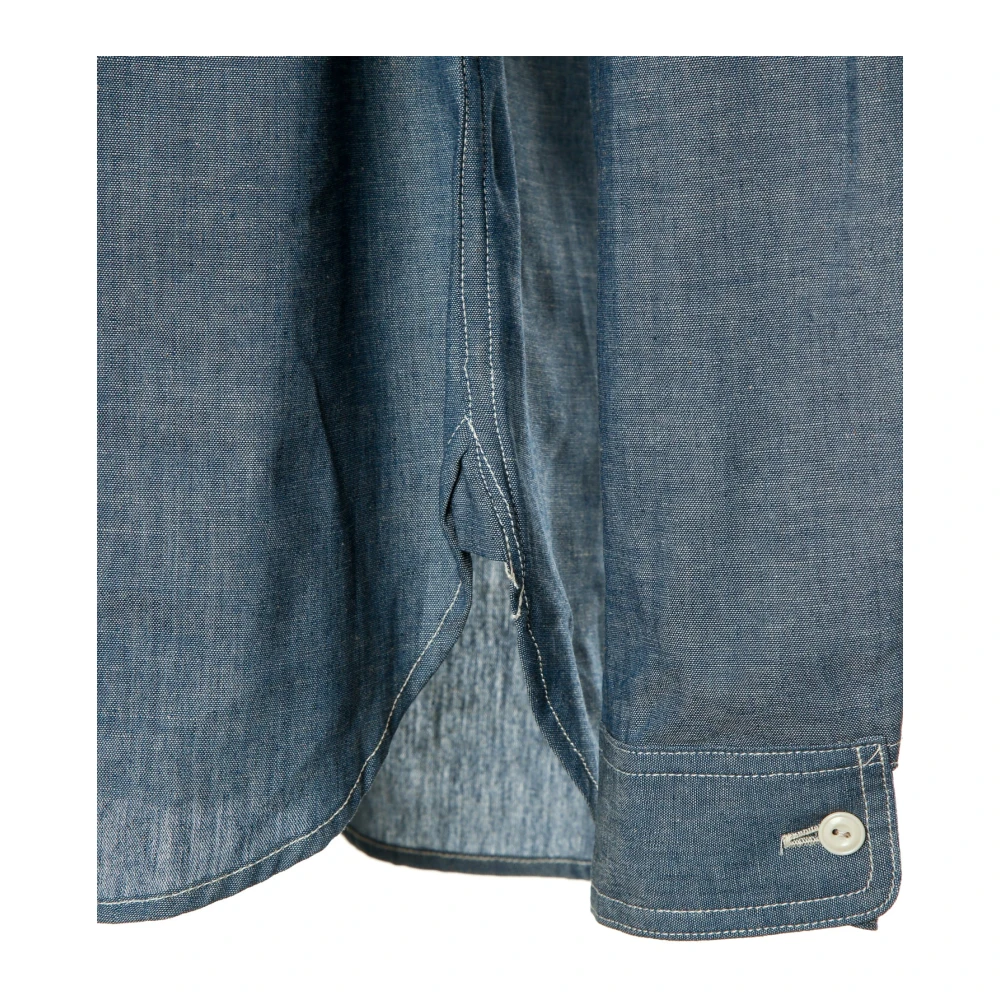 Human Made Chambray werkoverhemd Blue Heren