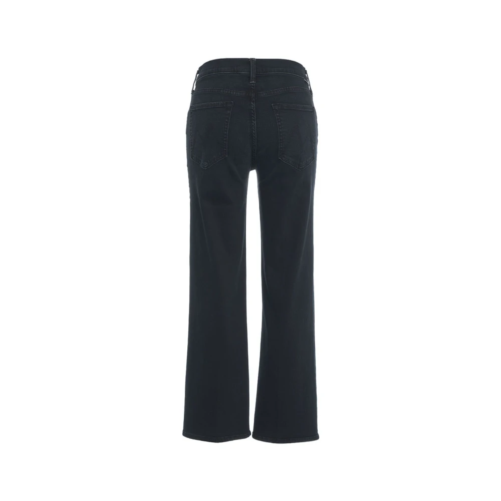 Mother Zwarte Mid Rise Rambler Zip Jeans Black Dames