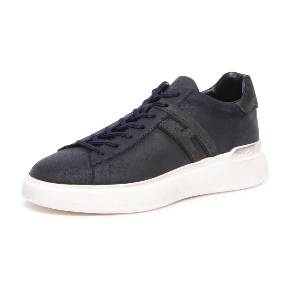 Hogan H580 Allacciato H Slash Heren Schoenen Blauw