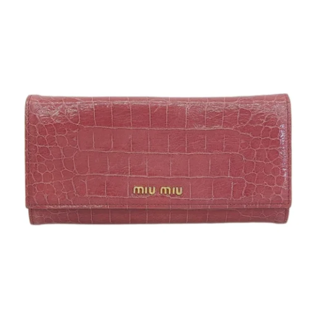 Pre-owned > Pre-owned Accessories > Pre-owned Wallets - - Miu Miu Pre-owned - Modalova